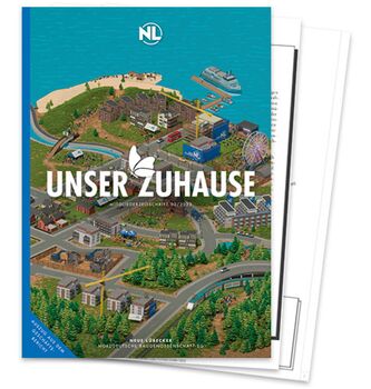 Titelbild vom Mitgliedermagazin "Unser Zuhause"